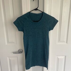 lululemon athletica Swiftly Teal Heather Short Sleeve Tee